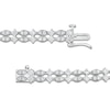 Thumbnail Image 3 of 2-1/2 CT. T.W. Lab-Grown Diamond Two-Row Bracelet in 10K White Gold