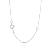 Thumbnail Image 3 of 3/4 CT. T.W. Lab-Grown Diamond Tilted Square Drop Pendant in 10K White Gold