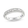Thumbnail Image 1 of Vera Wang Love Collection 5/8 CT. T.W. Diamond Edge Vintage-Style Wedding Band in 14K White Gold