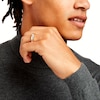 Thumbnail Image 2 of Vera Wang Men's 1/2 CT. T.W. Diamond Linear Station Wedding Band in 14K Two-Tone Gold