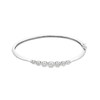 Thumbnail Image 1 of 1/2 CT. T.W. Diamond Graduated Bangle in 10K White Gold