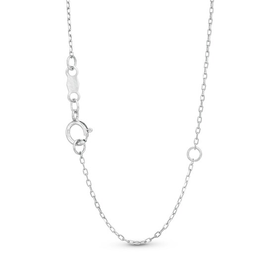 1/10 CT. T.w. Diamond Heart Outline Pendant in Sterling Silver