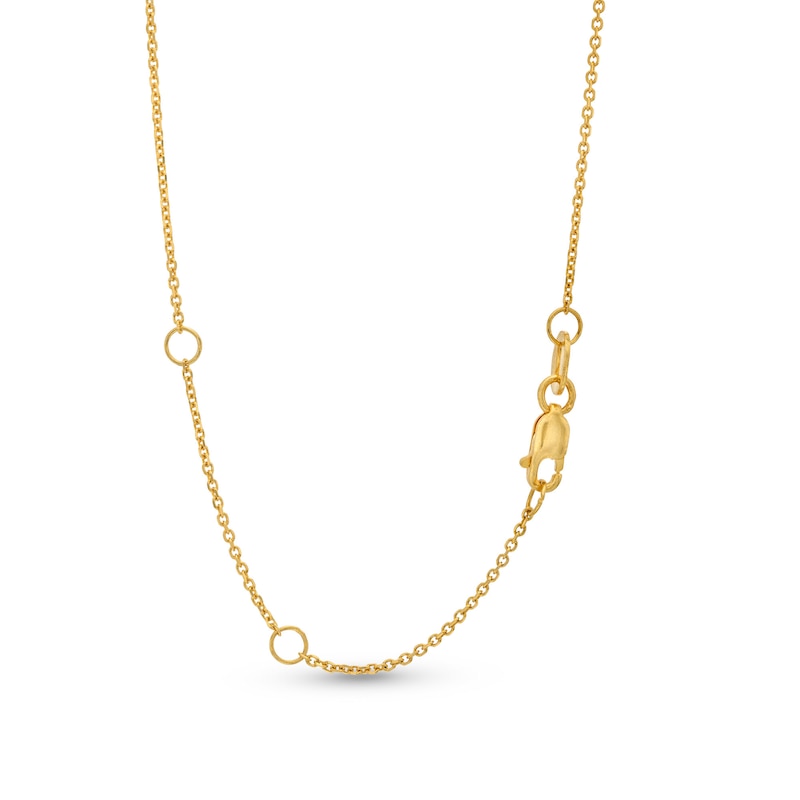 Main Image 3 of Diamond Accent "MOM" Family Tree Pendant in 10K Gold