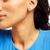 Thumbnail Image 2 of 1/2 CT. T.W. Multi-Diamond Stud Earrings in 10K Two-Tone Gold