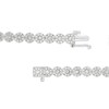Thumbnail Image 3 of 3 CT. T.W. Multi-Diamond Line Bracelet in 10K White Gold