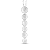 Thumbnail Image 2 of 1/4 CT. T.W. Diamond Linear Moon Stages Pendant in 10K White Gold