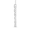 Thumbnail Image 3 of 1/4 CT. T.W. Diamond Linear Moon Stages Pendant in 10K White Gold