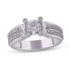 Thumbnail Image 1 of 2 CT. T.W. Diamond Split Double Row Ring in 10K White Gold