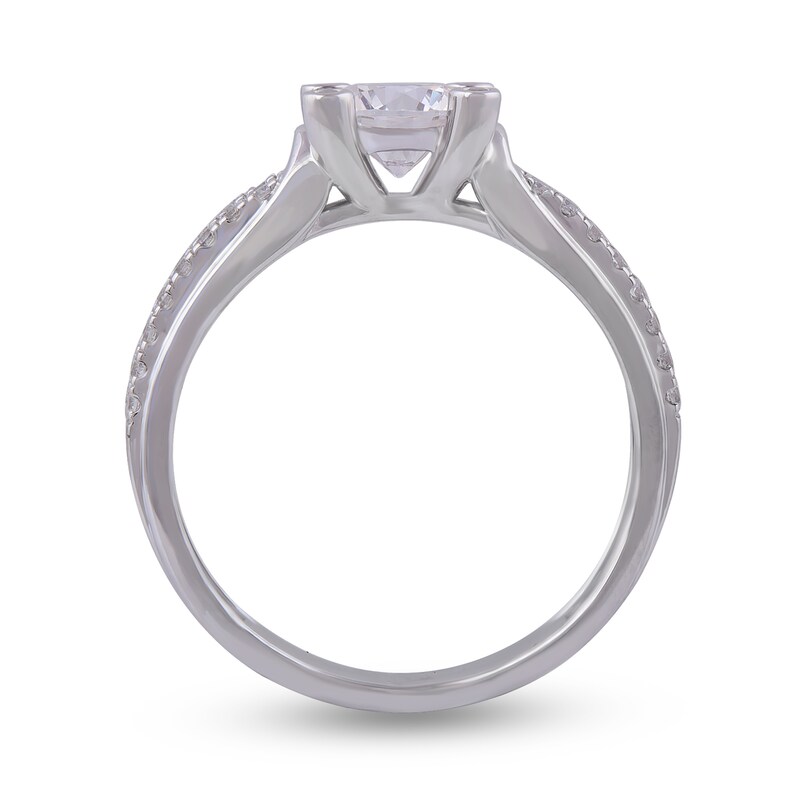 Main Image 4 of 2 CT. T.W. Diamond Split Double Row Ring in 10K White Gold