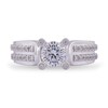 Thumbnail Image 5 of 2 CT. T.W. Diamond Split Double Row Ring in 10K White Gold