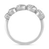 Thumbnail Image 2 of 1/5 CT. T.W. Diamond Moon Stages Ring in 10K White Gold
