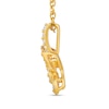 Thumbnail Image 3 of 1/4 CT. T.W. Diamond Butterfly Drop Pendant in 10K Gold