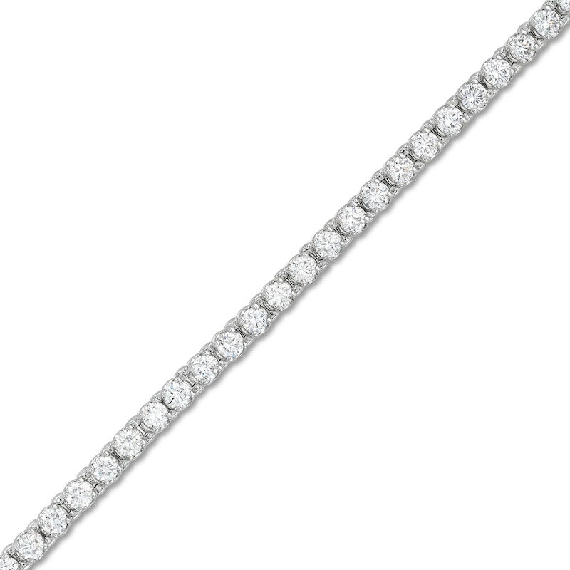Main Image 1 of 5 CT. T.W. Lab-Grown Diamond Line Bracelet in 10K White Gold