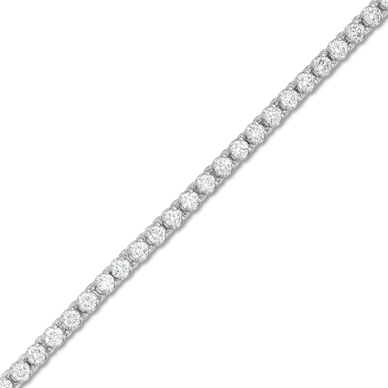 5 CT. T.W. Lab-Created Diamond Line Bracelet in 10K White Gold