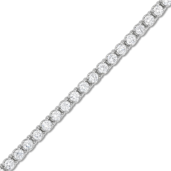 9 CT. T.w. Lab-Grown Diamond Line Bracelet in 10K White Gold