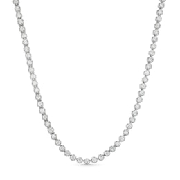 4 CT. T.W. Lab-Grown Diamond Eternity Choker Necklace in 10K White Gold - 15.0"