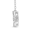 Thumbnail Image 3 of 3/8 CT. T.W. Multi-Diamond Butterfly Necklace in 10K White Gold