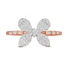 Thumbnail Image 1 of 1/2 CT. T.W. Multi-Diamond Butterfly Ring in 10K Rose Gold