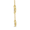Thumbnail Image 3 of 1/2 CT. T.W. Diamond Butterfly Trio Station Necklace in 10K Gold