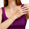 Thumbnail Image 2 of 1/2 CT. T.W. Diamond Station Bolo Bracelet in 10K White Gold - 9.5"