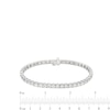 Thumbnail Image 3 of 5 CT. T.W. Certified Lab-Created Diamond Tennis Bracelet in 14K White Gold (F/SI2) - 7.25"