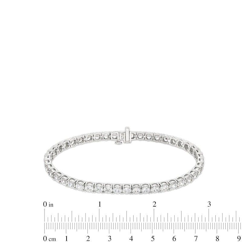 5 CT. T.W. Certified Lab-Created Diamond Tennis Bracelet in 14K White Gold (F/SI2) - 7.25"