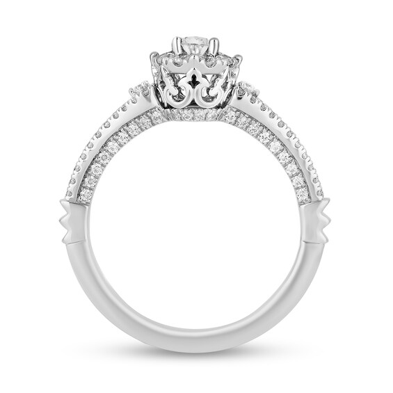 Collector's Edition Enchanted Disney 3/4 CT. T.w. Pear Diamond Engagement Ring in 14K White Gold