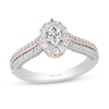 Thumbnail Image 1 of Collector's Edition Enchanted Disney 1 CT. T.W. Oval Diamond Engagement Ring in 14K Two-Tone Gold
