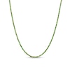 Thumbnail Image 0 of Emerald Tennis Necklace in 14K Gold - 17"