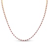 Thumbnail Image 1 of Ruby and 3.91 CT. T.W. Diamond Alternating Tennis Necklace in 14K Gold