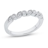 Thumbnail Image 1 of 1/10 CT. T.W. Marquise Multi-Diamond Vintage-Style Band in 10K White Gold
