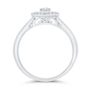 Thumbnail Image 3 of 1/3 CT. T.W. Multi-Diamond Frame Ring in 10K White Gold
