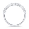 Thumbnail Image 3 of 1/3 CT. T.W. Diamond Bubbles Ring in 10K White Gold