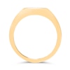Thumbnail Image 3 of 1/10 CT. T.W. Oval Multi-Diamond Sideways Signet Ring in 10K Gold