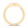 Thumbnail Image 3 of 1/20 CT. T.W. Oval Multi-Diamond Signet Ring in 10K Gold