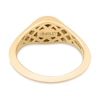 Thumbnail Image 4 of 1/20 CT. T.W. Oval Multi-Diamond Signet Ring in 10K Gold