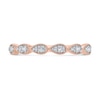 Thumbnail Image 4 of 1/10 CT. T.W. Pear Multi-Diamond Vintage-Style Ring in 10K Rose Gold