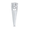 Thumbnail Image 2 of 1/2 CT. T.W. Diamond Bezel Crossover Ring in 10K White Gold