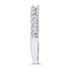 Thumbnail Image 2 of 1/6 CT. T.W. Diamond Edge Split Double Row Ring in 10K White Gold