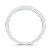 Thumbnail Image 3 of 1/6 CT. T.W. Diamond Edge Split Double Row Ring in 10K White Gold