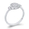 Thumbnail Image 2 of 1/5 CT. T.W. Multi-Diamond Rope Frame Ring in 10K White Gold