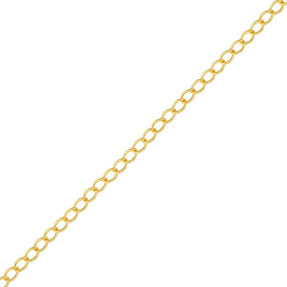1.8mm Curb Chain Extender in Solid 14K Gold - 3"
