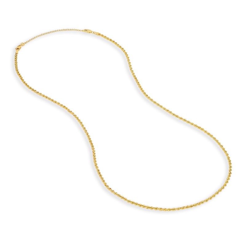 1.8mm 14kt Yellow Gold Rope-Chain Necklace Extender