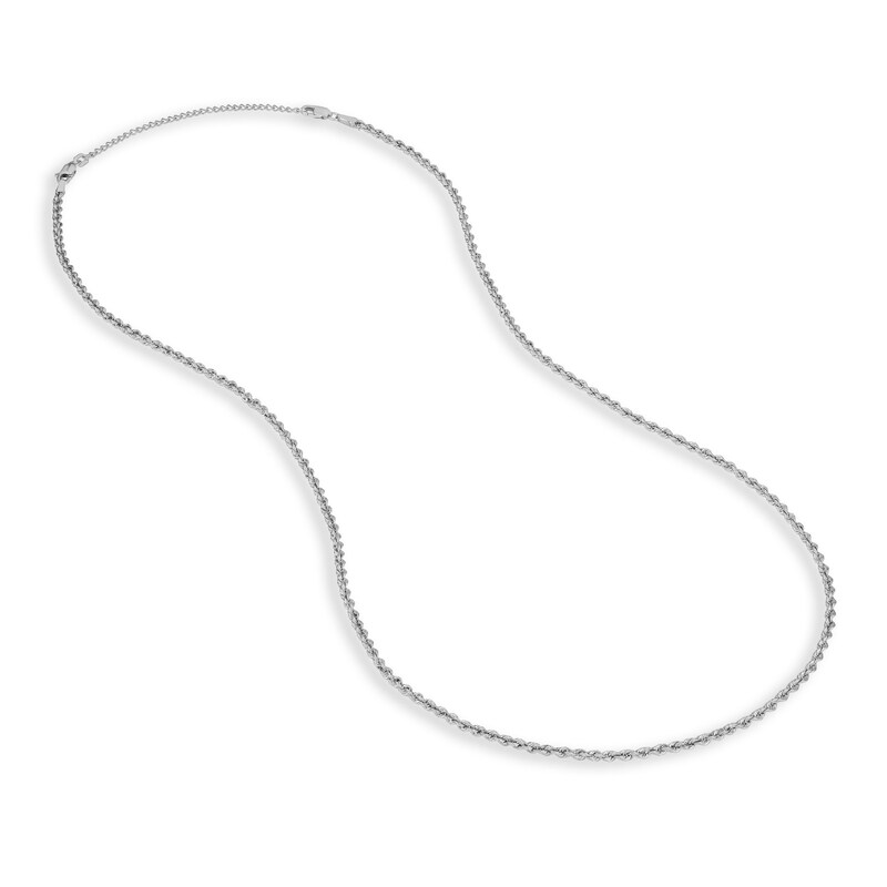 Main Image 2 of 1.8mm Curb Chain Extender in Solid Sterling Silver  - 3"