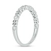 Thumbnail Image 2 of 1/6 CT. T.W. Diamond Vintage-Style Clover Stackable Band in Sterling Silver
