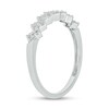 Thumbnail Image 2 of 1/6 CT. T.W. Diamond Zig-Zag Stackable Band in 10K White Gold