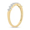 Thumbnail Image 1 of 1/6 CT. T.W. Diamond Zig-Zag Stackable Band in 10K Gold