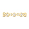 Thumbnail Image 3 of 1/4 CT. T.W. Diamond Cascading Bubbles Ring in 10K Gold