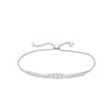 Thumbnail Image 0 of 1 CT. T.W. Certified Lab-Created Diamond Graduating Bolo Bracelet in 14K White Gold (F/SI2) - 9.5"