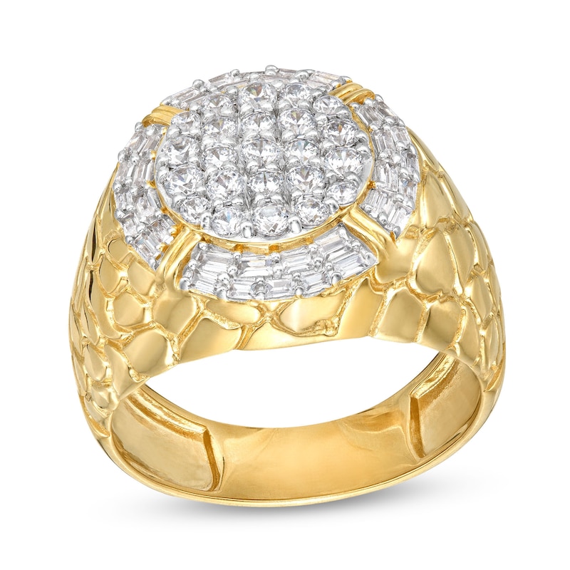 Main Image 1 of 1 CT. T.W. Multi-Diamond Nugget Ring in 10K Gold